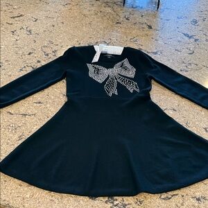 Girls Black Dress, IN Girl, Size 12